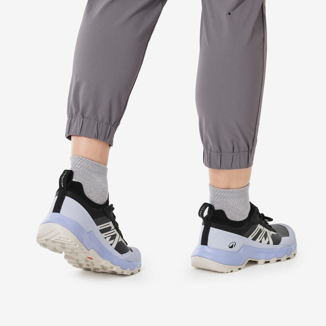 Chaussettes de randonnée mid laine (2 paires) adulte, Hike 900