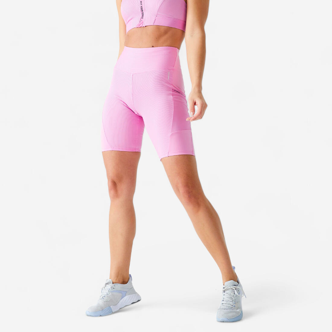 Cycliste avec poche téléphone Fitness Cardio Femme Noir