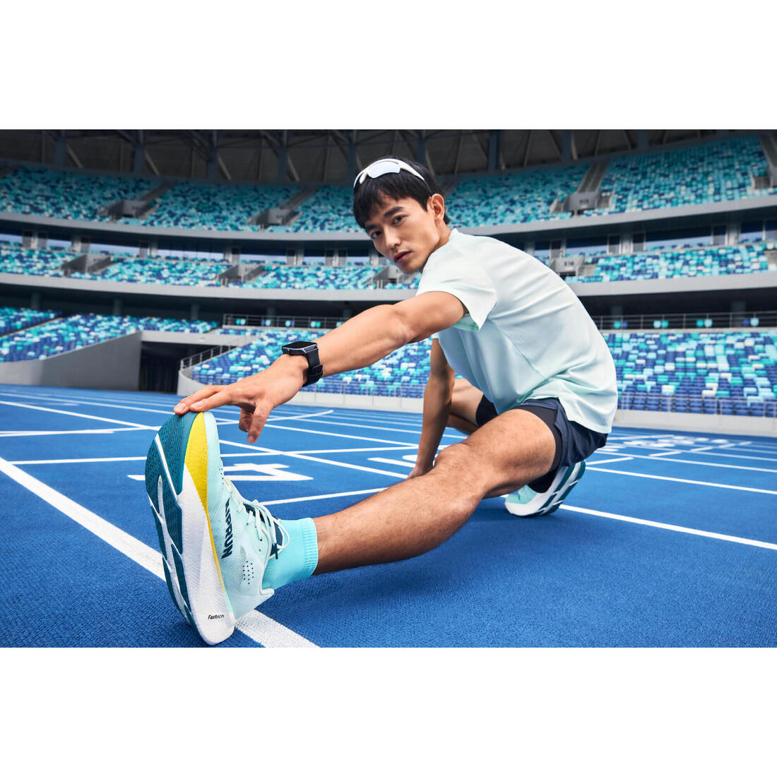 T-shirt de running respirant homme - kiprun run 500 dry