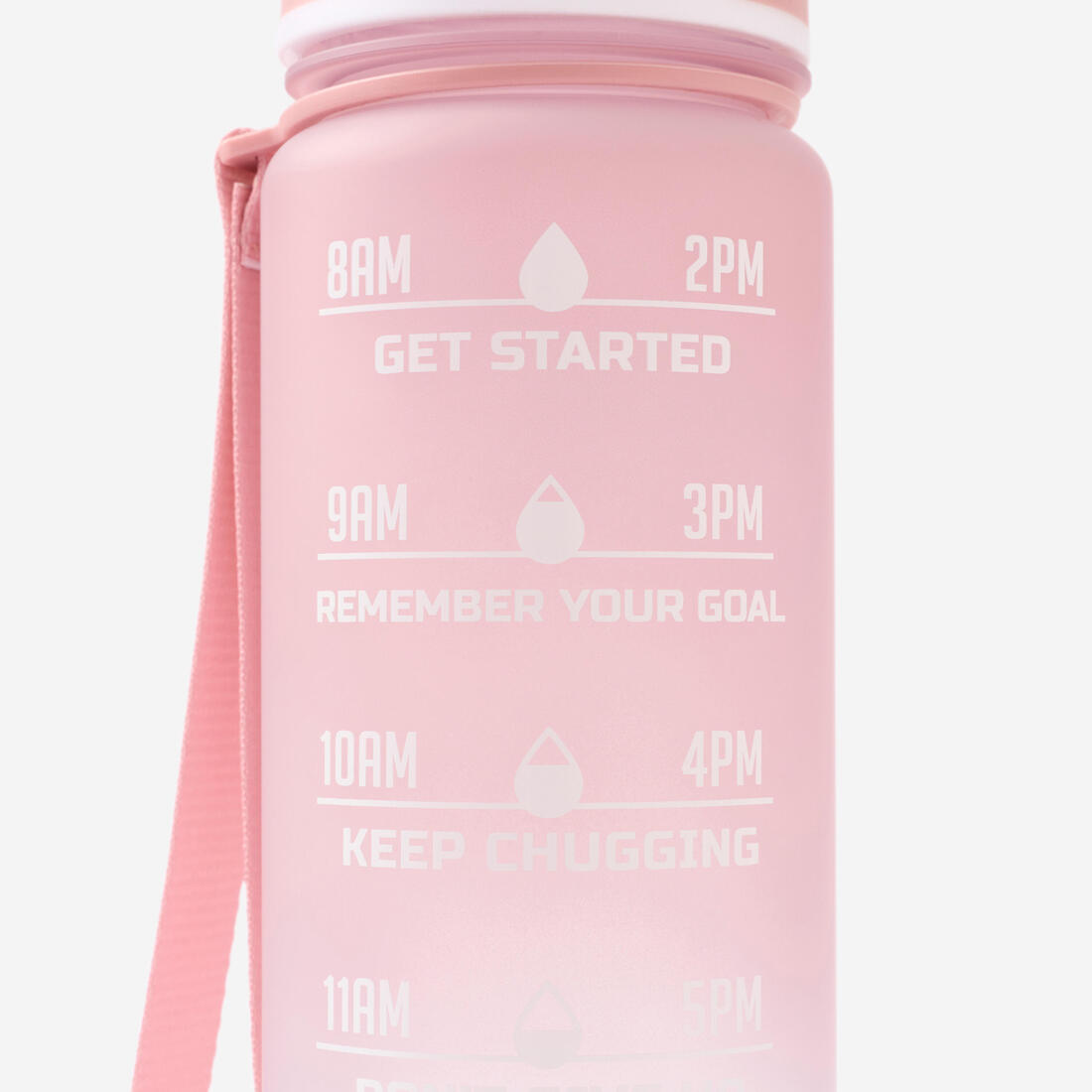 Gourde de fitness motivation 1 litre