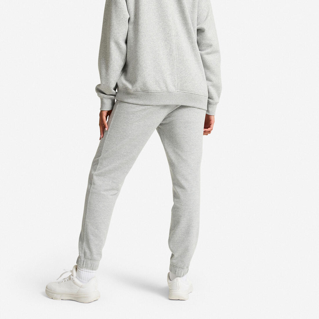 Pantalon de jogging droit en coton femme
