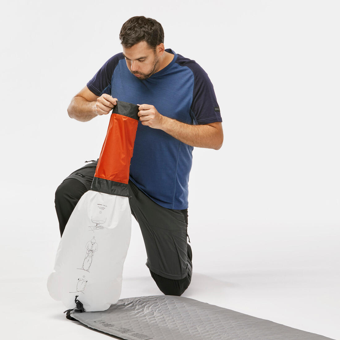Housse - sac de gonflage pour matelas gonflable