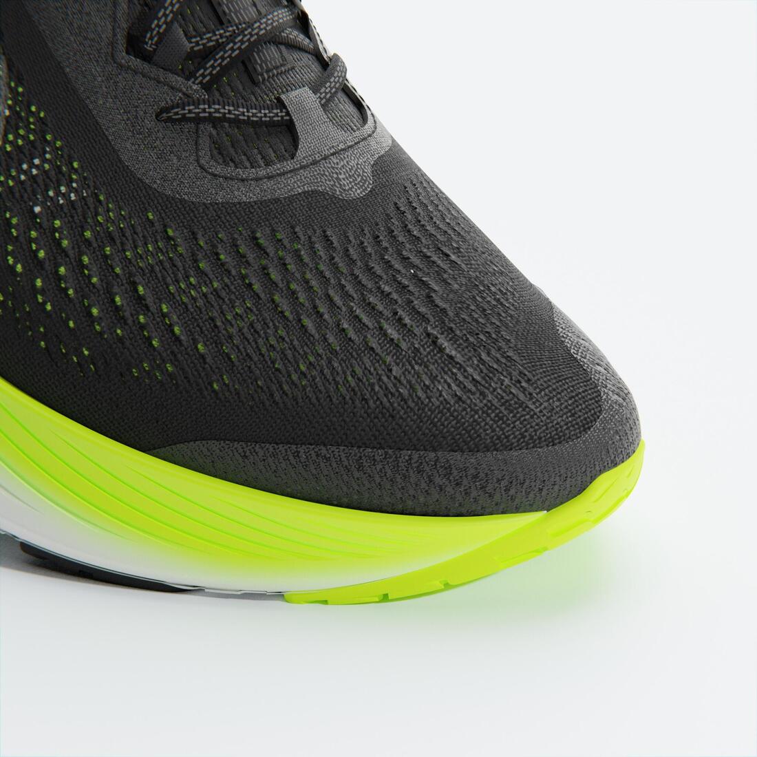 Chaussure de running homme kiprun ks500 2 noir jaune