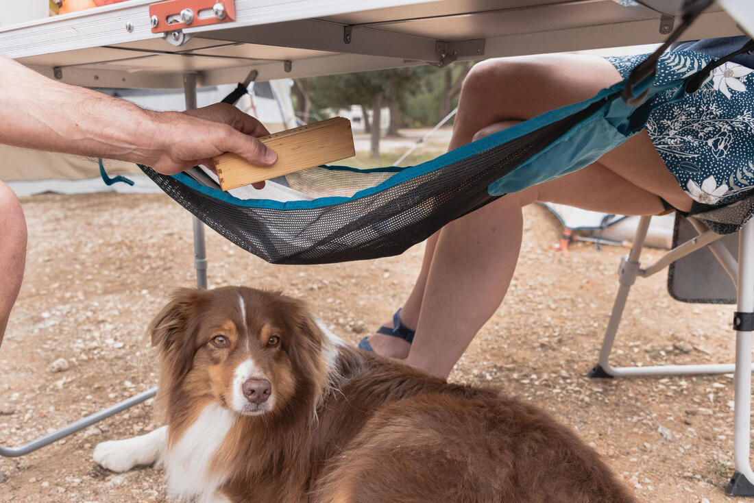 FILET DE RANGEMENT POUR TABLE DE CAMPING