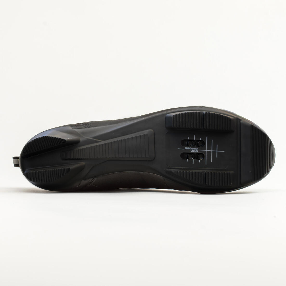 CHAUSSURES VELO GRAVEL ET ROUTE CUIR A LACETS SPD GRVL 520 NOIRE