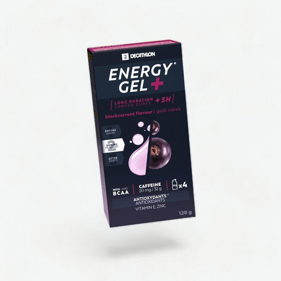 Gel énergétique ENERGY GEL+ citron 4 x 32g