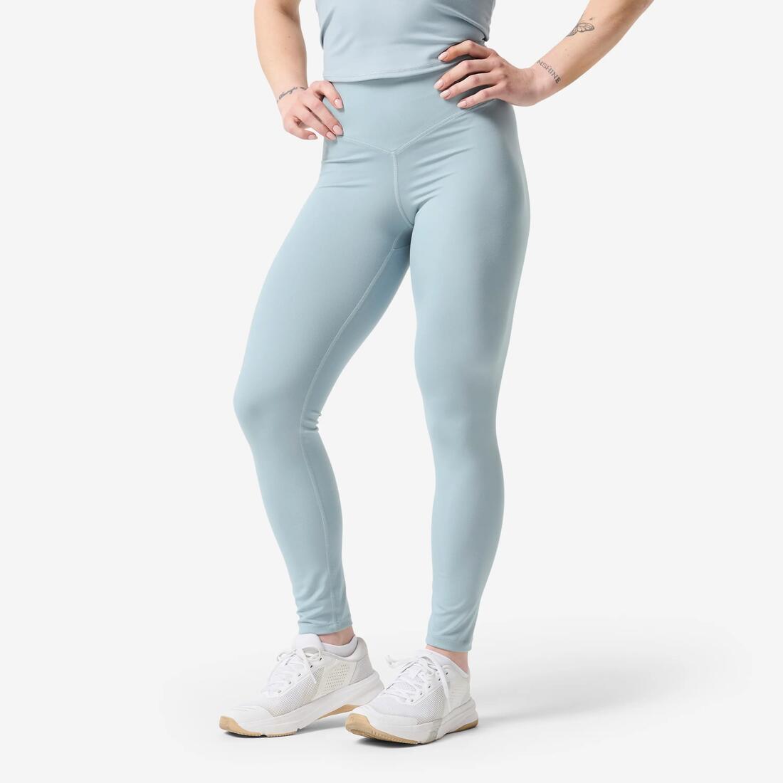 Legging de musculation froncé femme