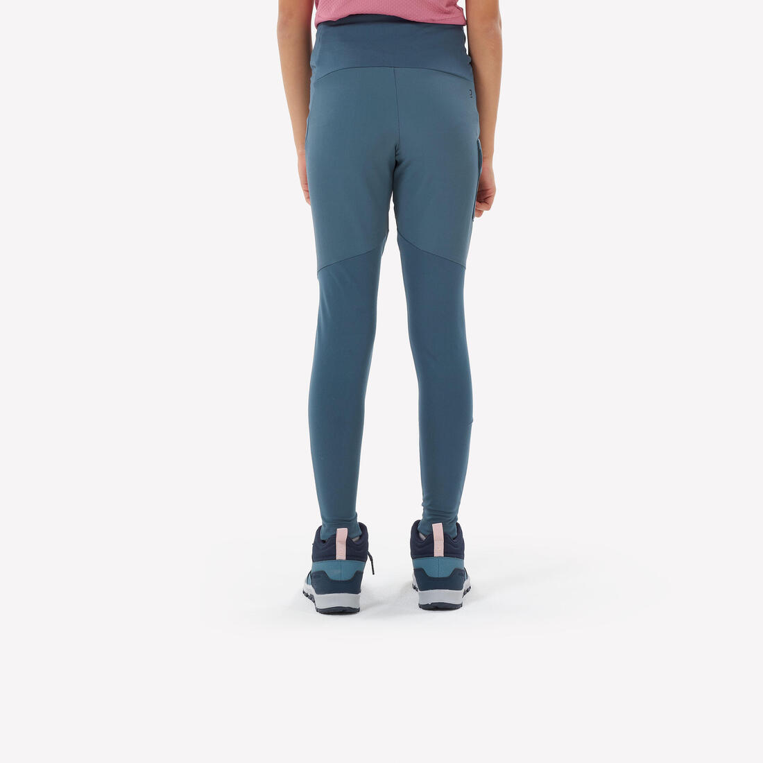 Legging de randonnée enfant, MH500 7-15 ans bleu