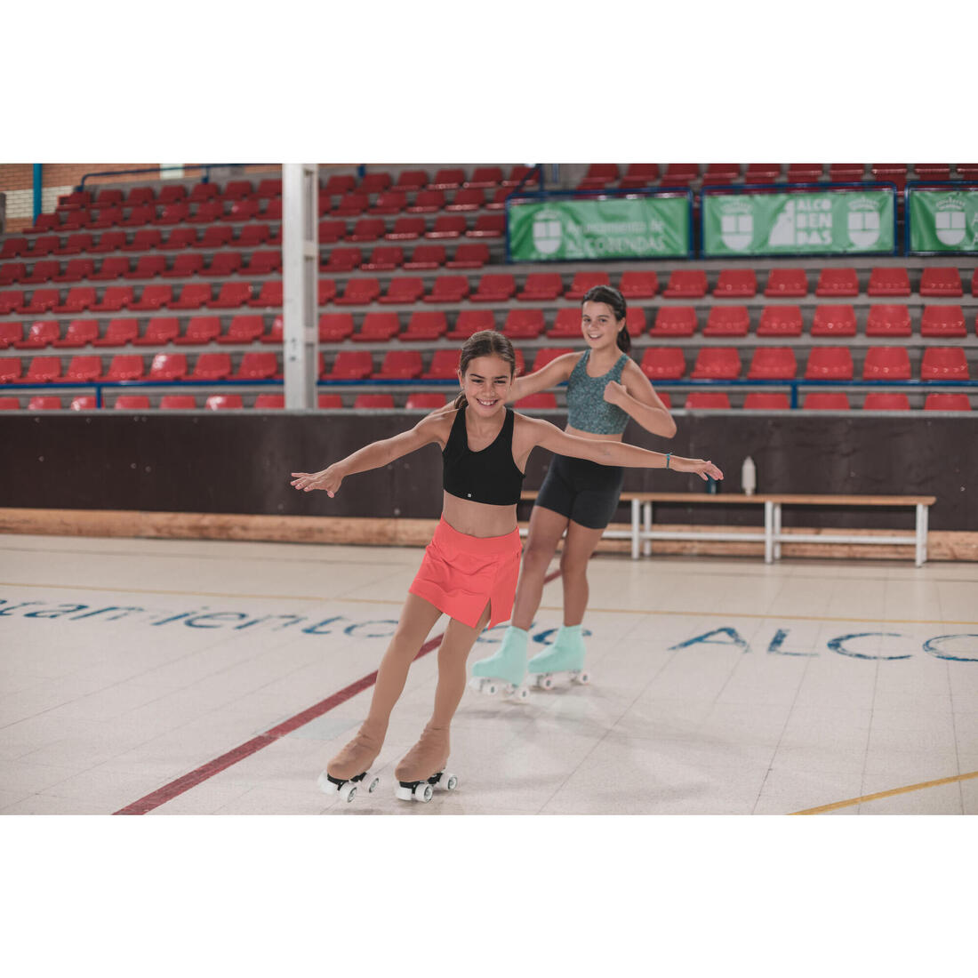 Patin à roulettes artistique enfant adulte QUAD 100