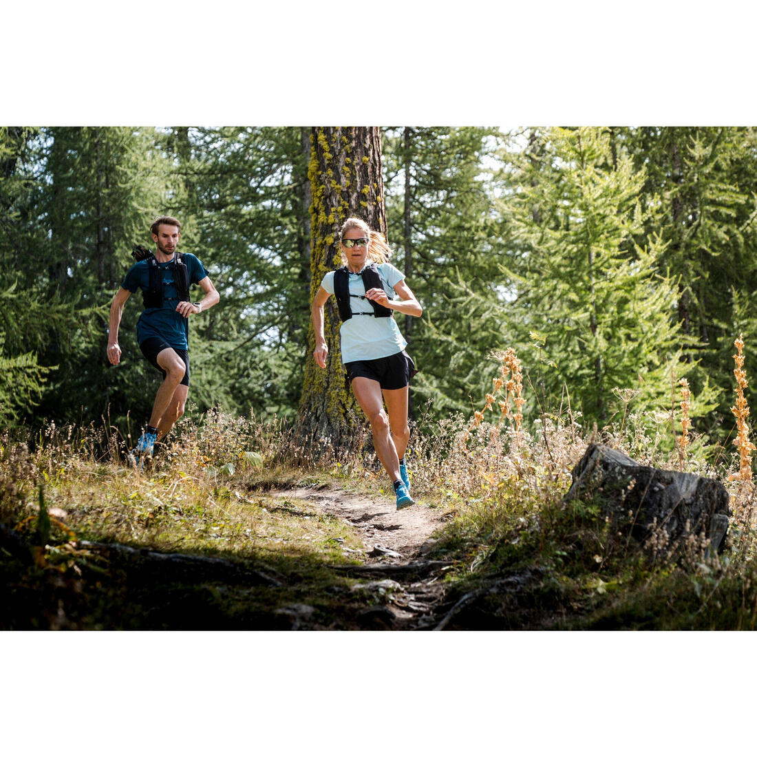 T-shirt de trail running résistant Homme - KIPRUN Run 500 Graph