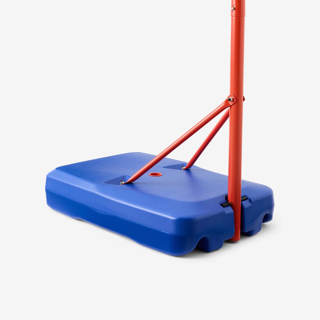 Panier de basket sur pied réglable de 1,30m à 1,60m Enfant - K500 Aniball bleu