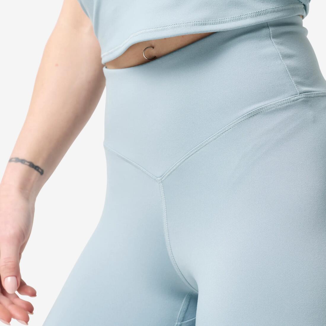 Legging de musculation froncé femme