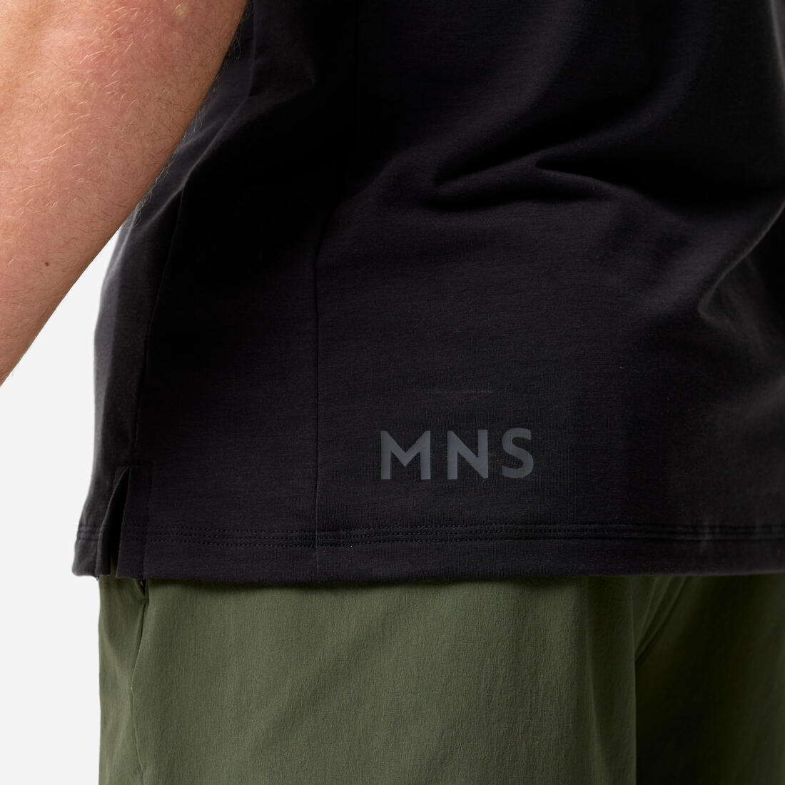 T-shirt de sport léger et extensible homme, noir et