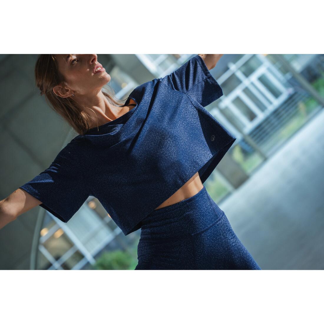 T-shirt danse modern jazz crop femme