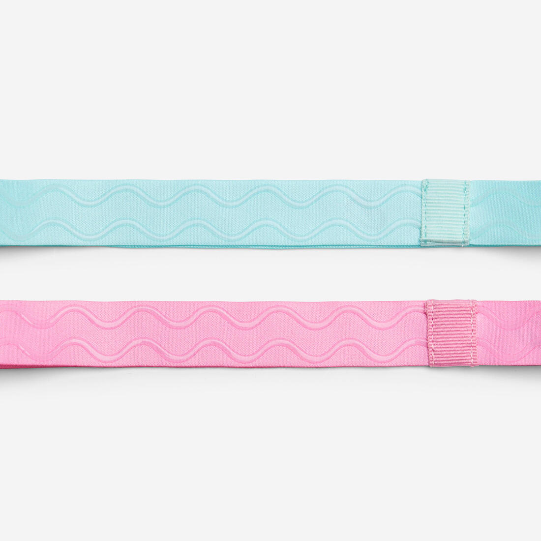 Lot de 2 bandeaux fins multisport fille, rose et