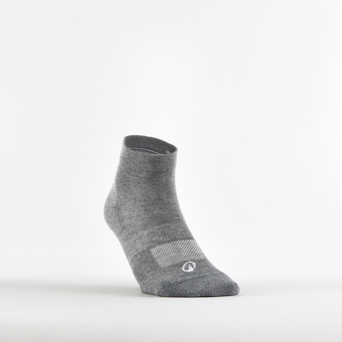 CHAUSSETTES DE SPORT MI-HAUTES RS 160 BLANCHES LOT DE 3.