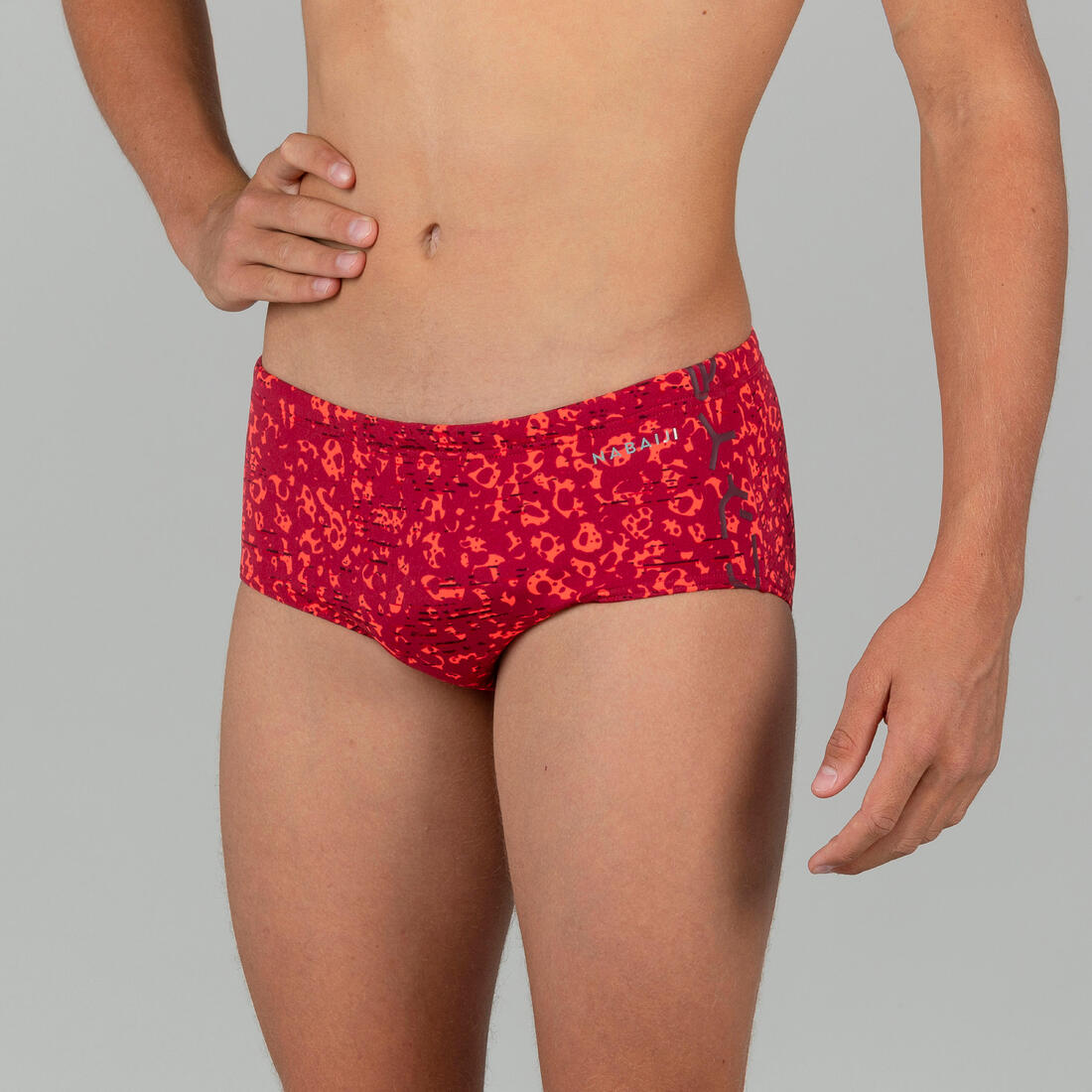 MAILLOT DE BAIN NATATION 900 SLIP BANDEAU LINES