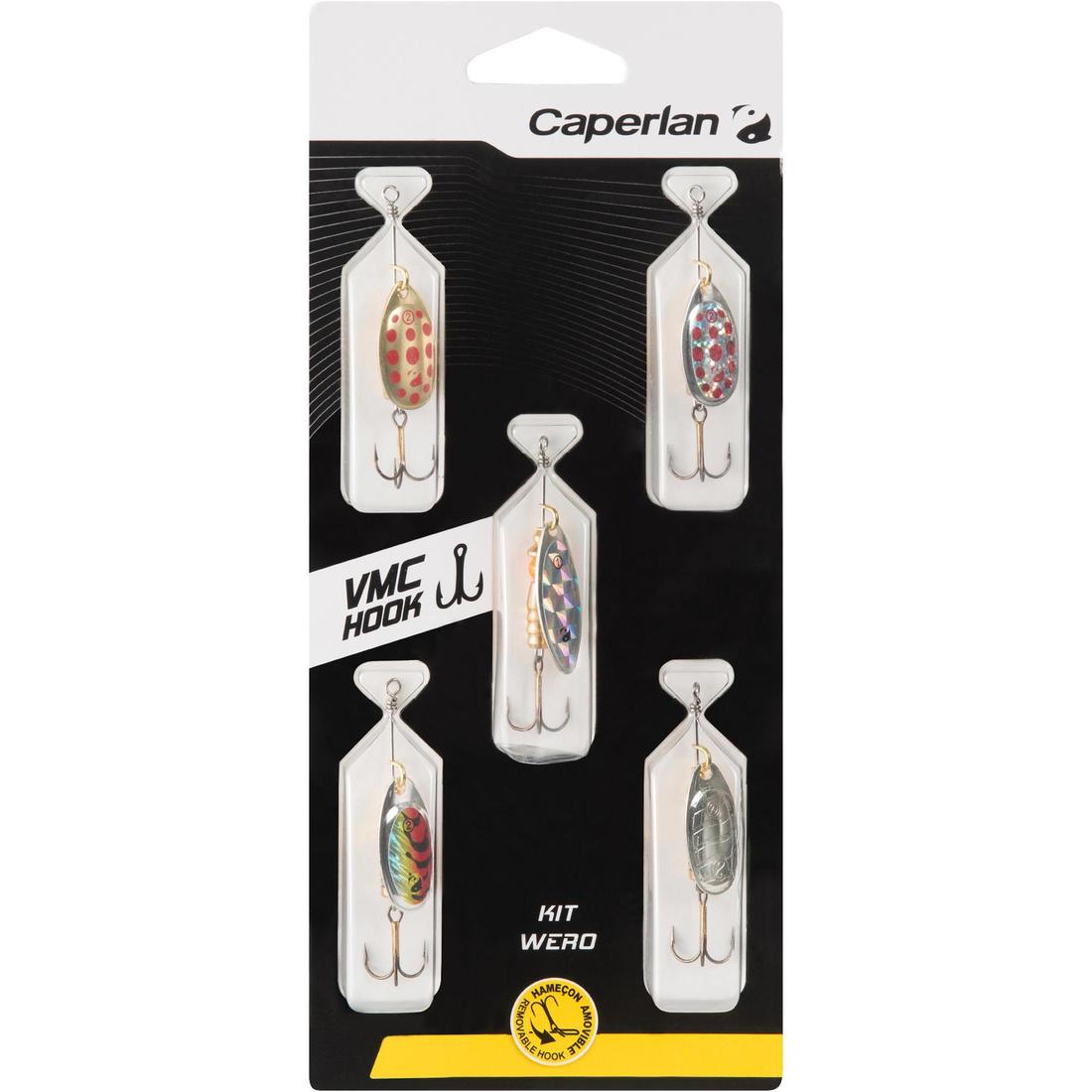 KIT CUILLERS TOURNANTES PÊCHE DES CARNASSIERS WERO NEW