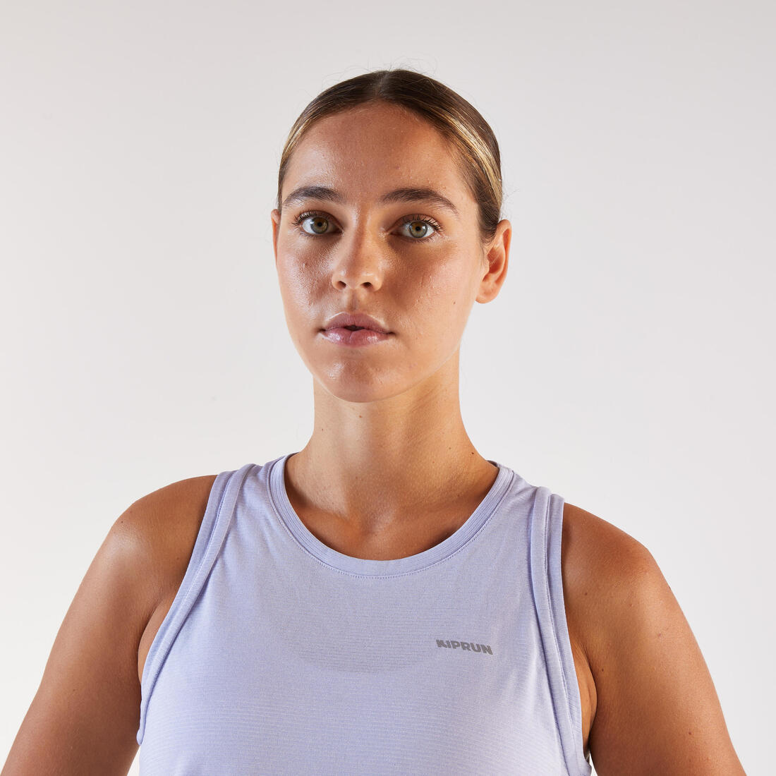 Débardeur court de running respirant femme - kiprun run 500 dry