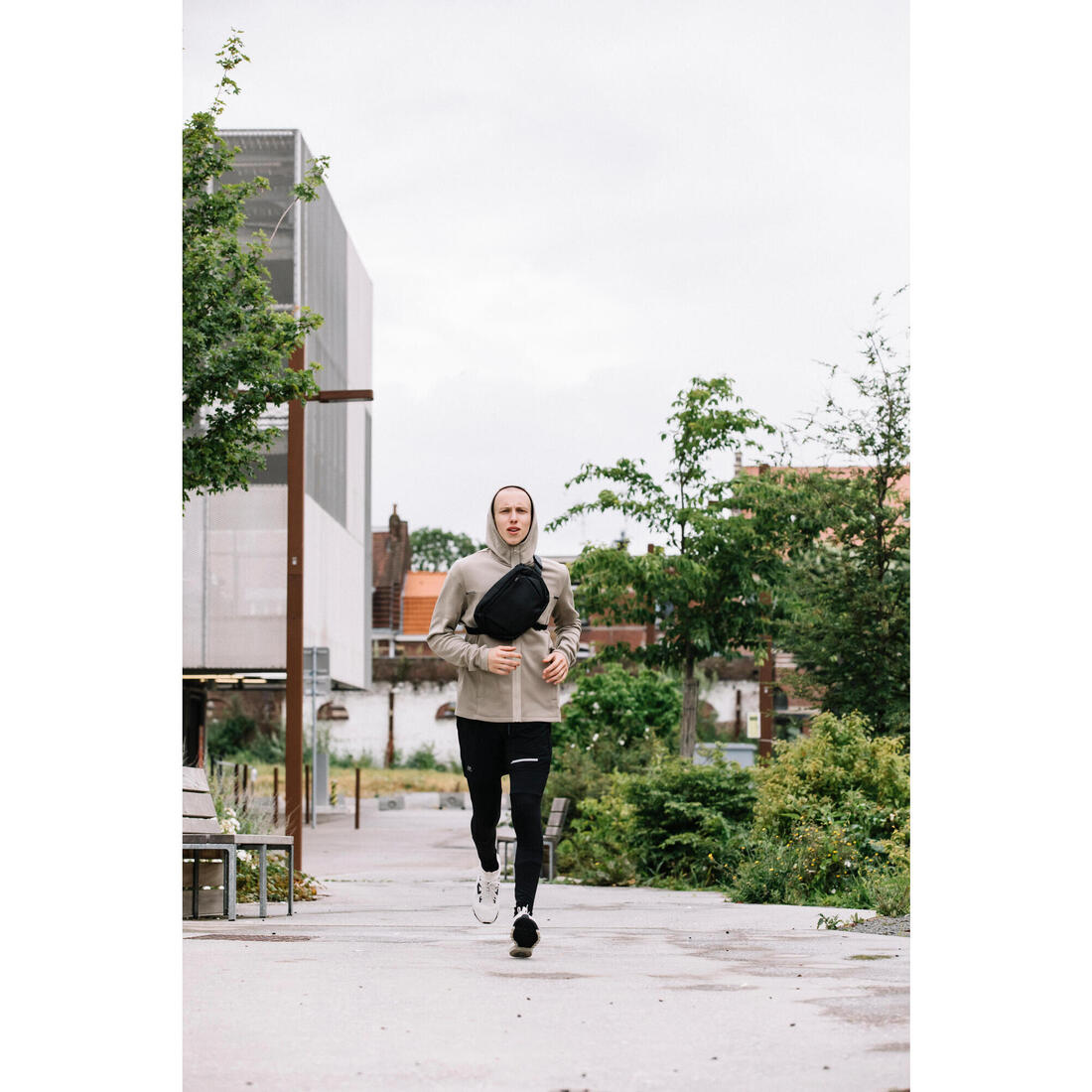 Sac banane messenger - marche urbaine - activ mblty noir