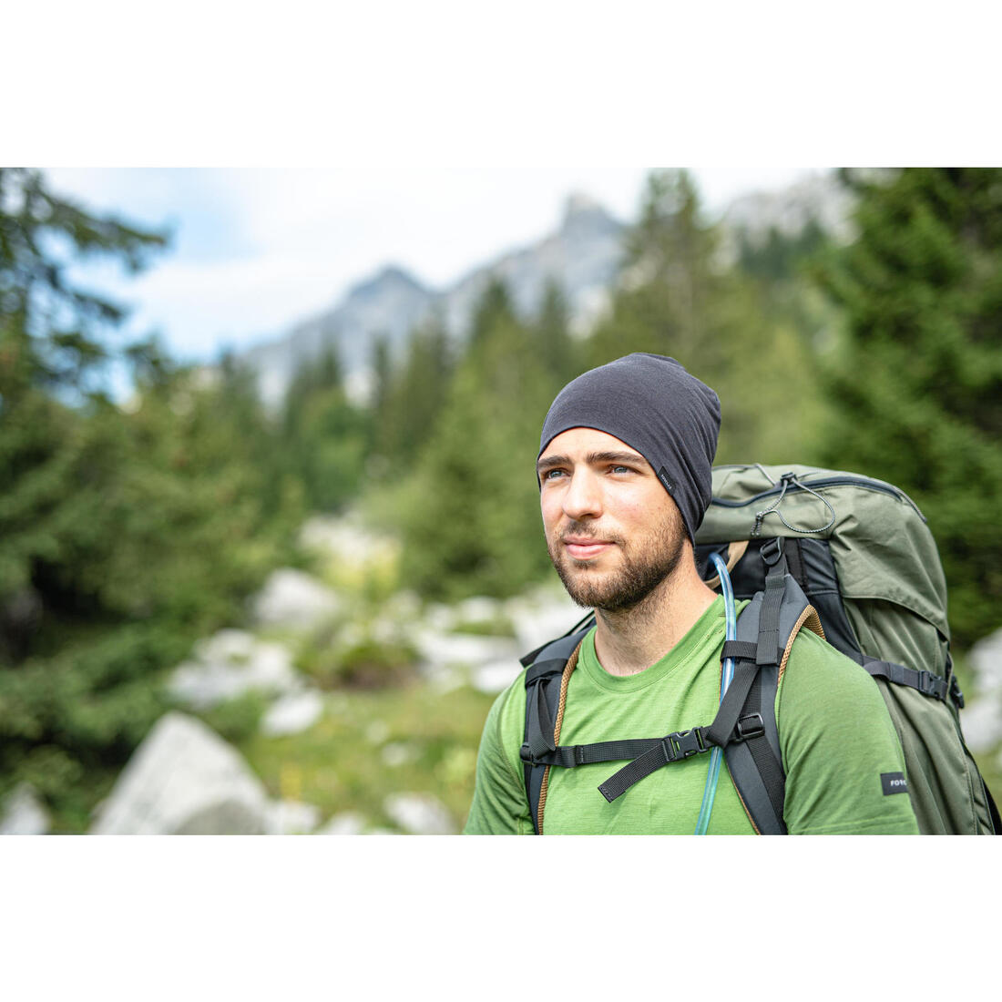 Bonnet en laine merinos de trekking - mt500