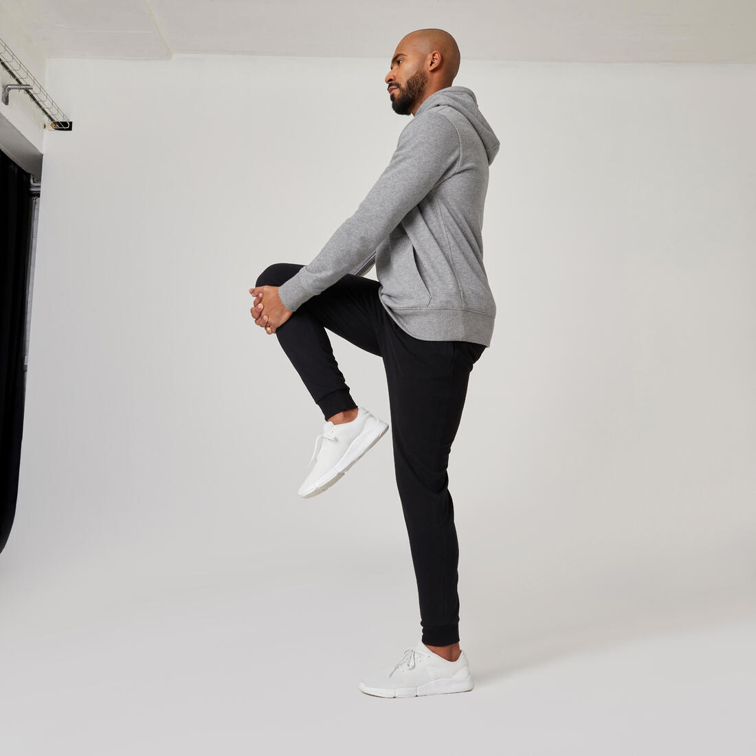 Pantalon jogging slim Fitness Homme - 500 Gris foncé