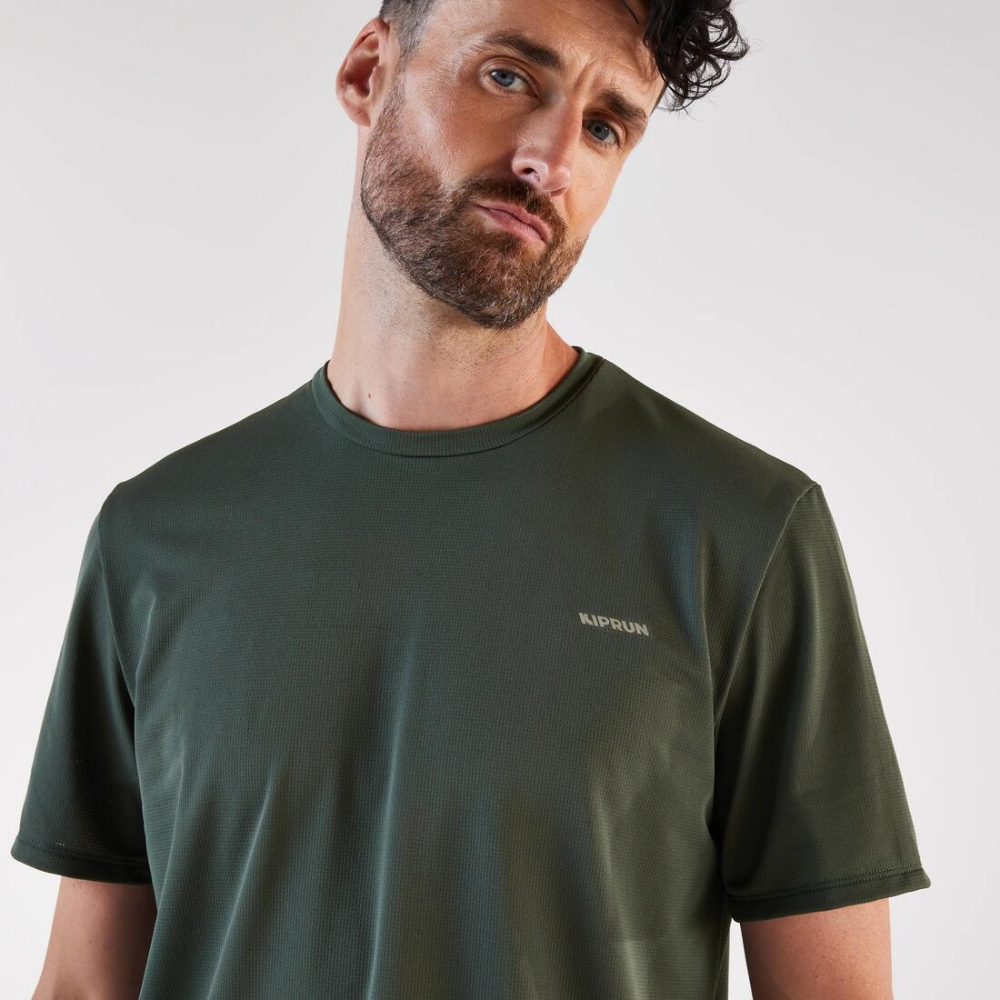 T-shirt de running respirant homme - kiprun run 500 dry