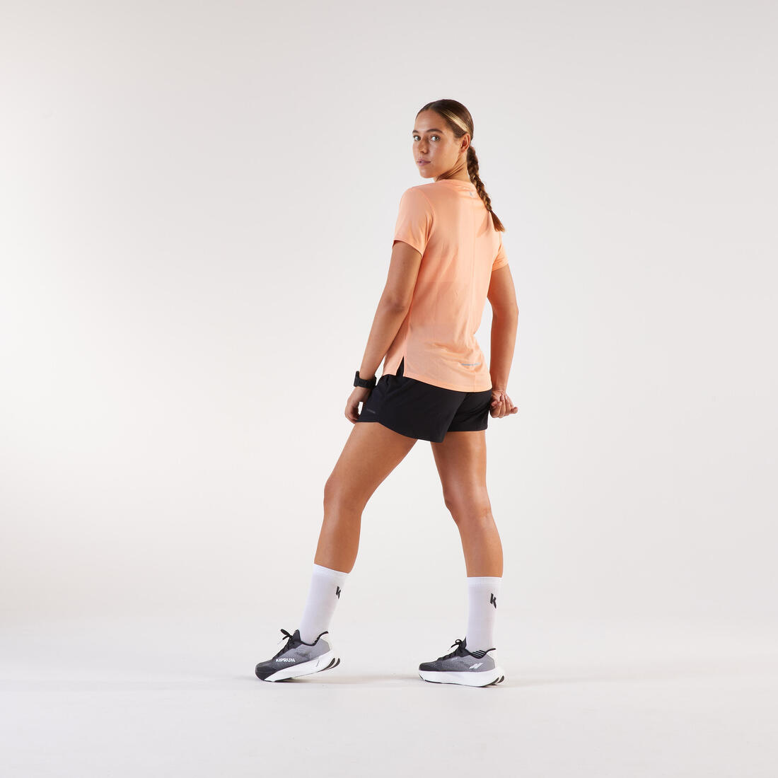 T-shirt running respirant femme - kiprun run 500 dry