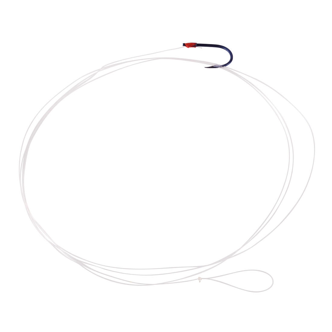 Hameçons montés pêche SN HOOK fluoro red varnish