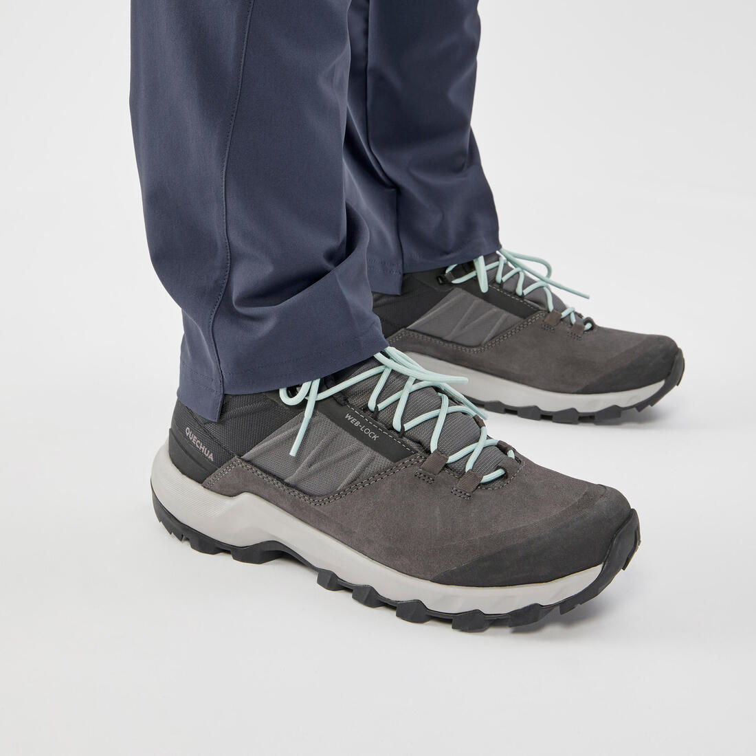 Pantalon de randonnée montagne - mh100 - femme