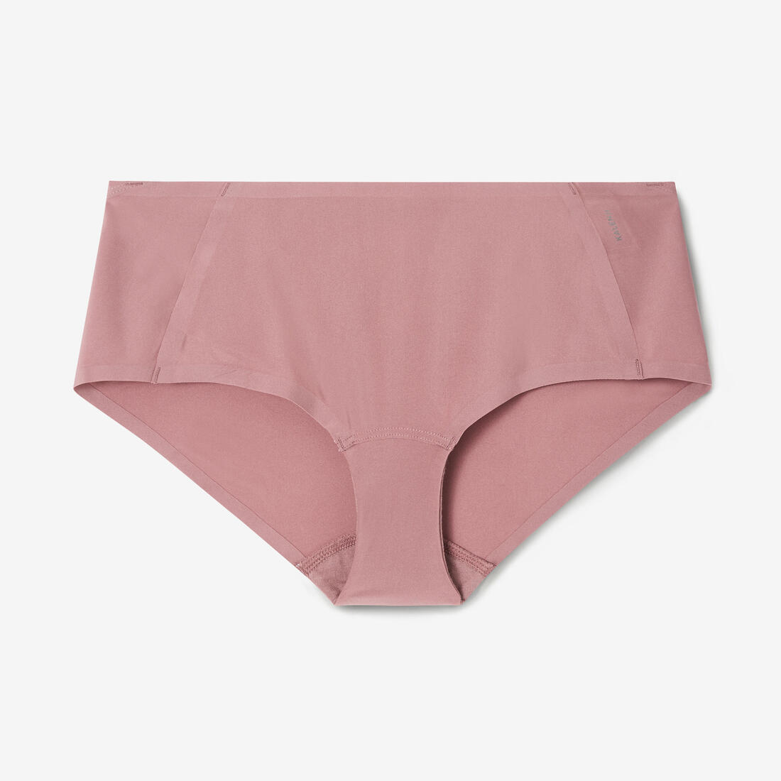 Boxer effet seonde peau Femme - Rouge acajou
