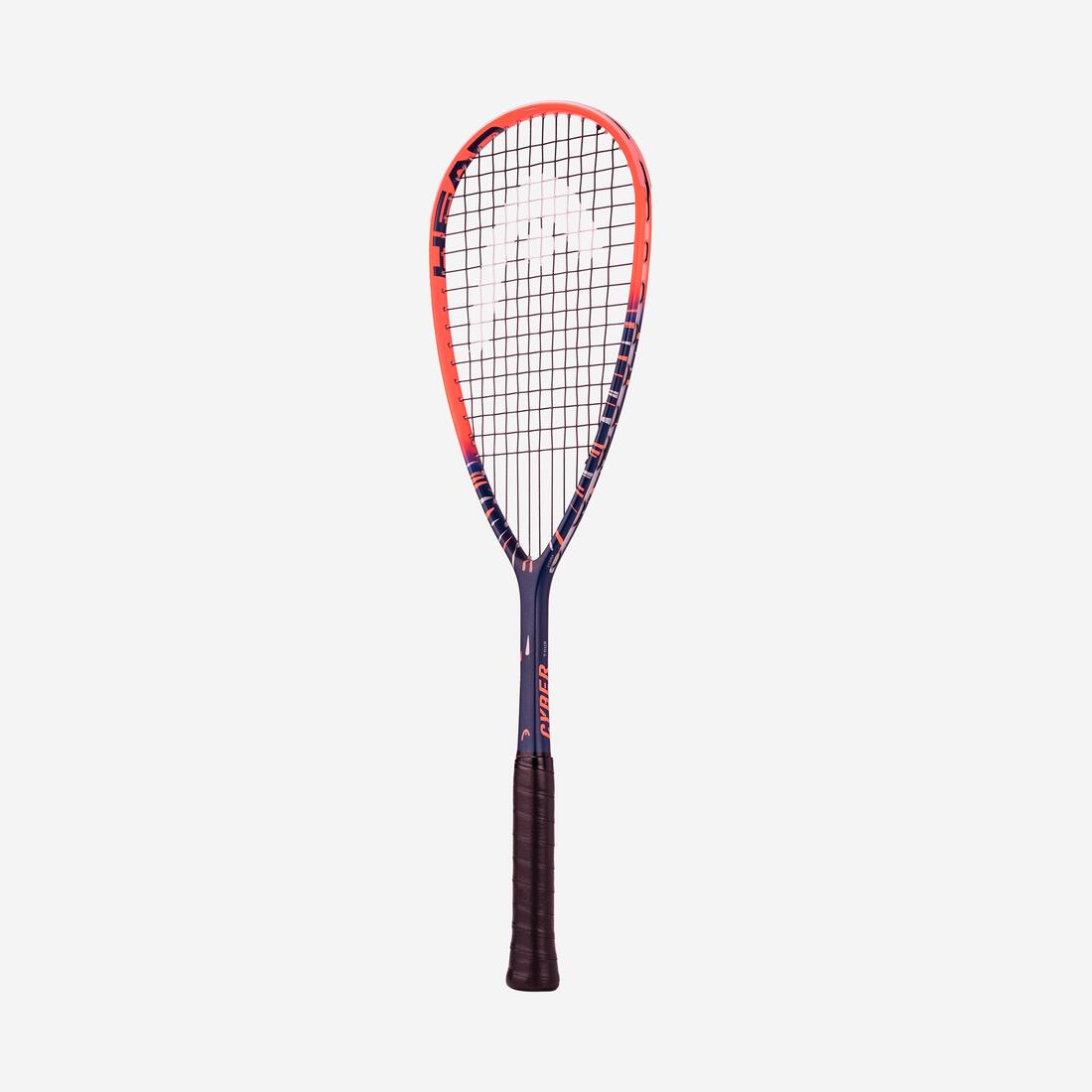 Raquette de squash graphite aluminium, Head cyber tour 160g bleu rouge