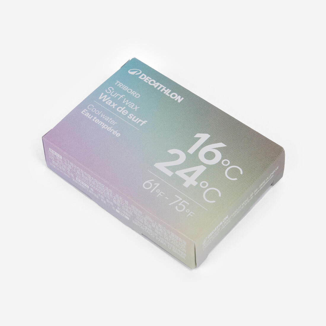 Surf wax d'origine naturelle pour eau chaude de 22 à 30 °c.