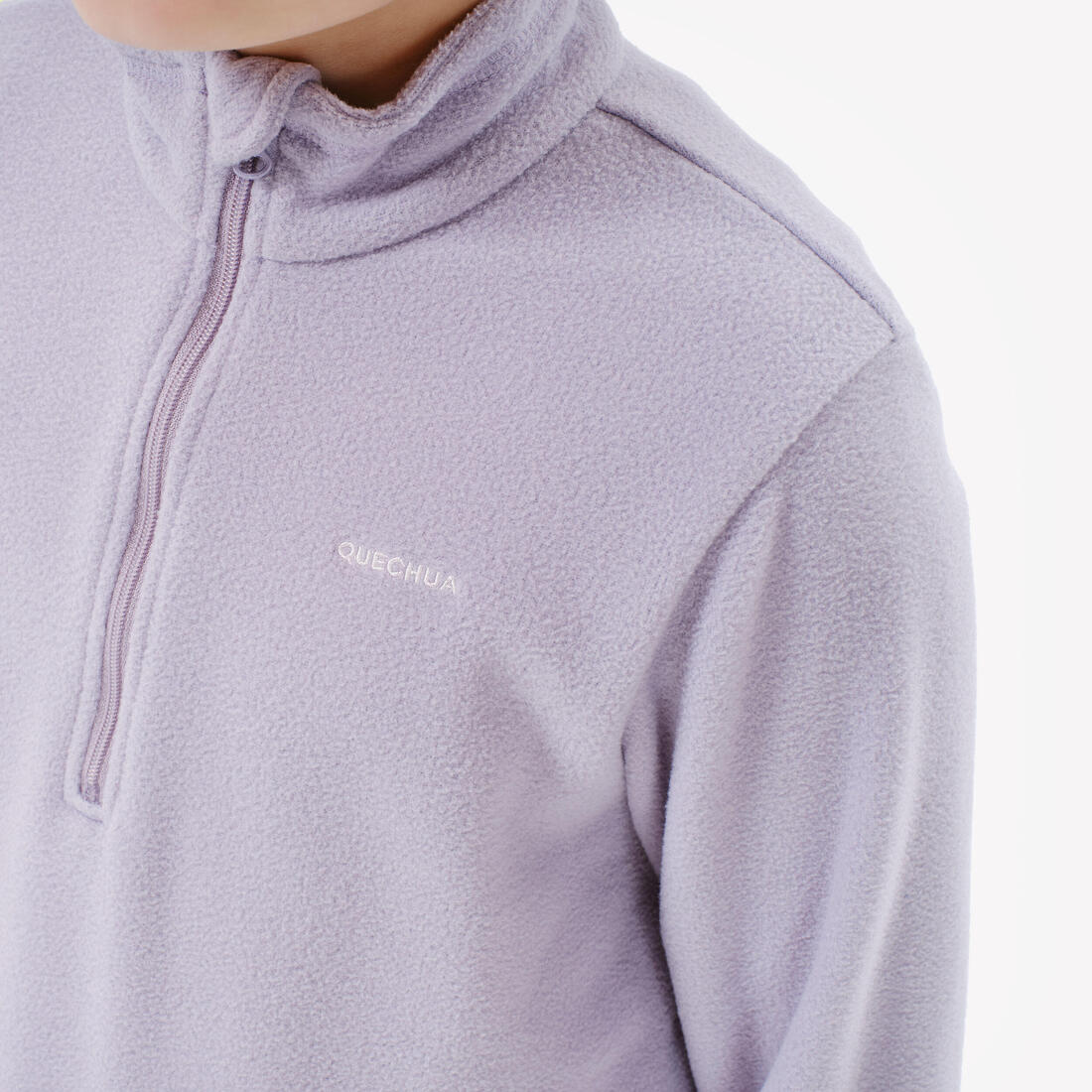 Polaire de randonnée enfant 7-15 ans, MH100 demi zip