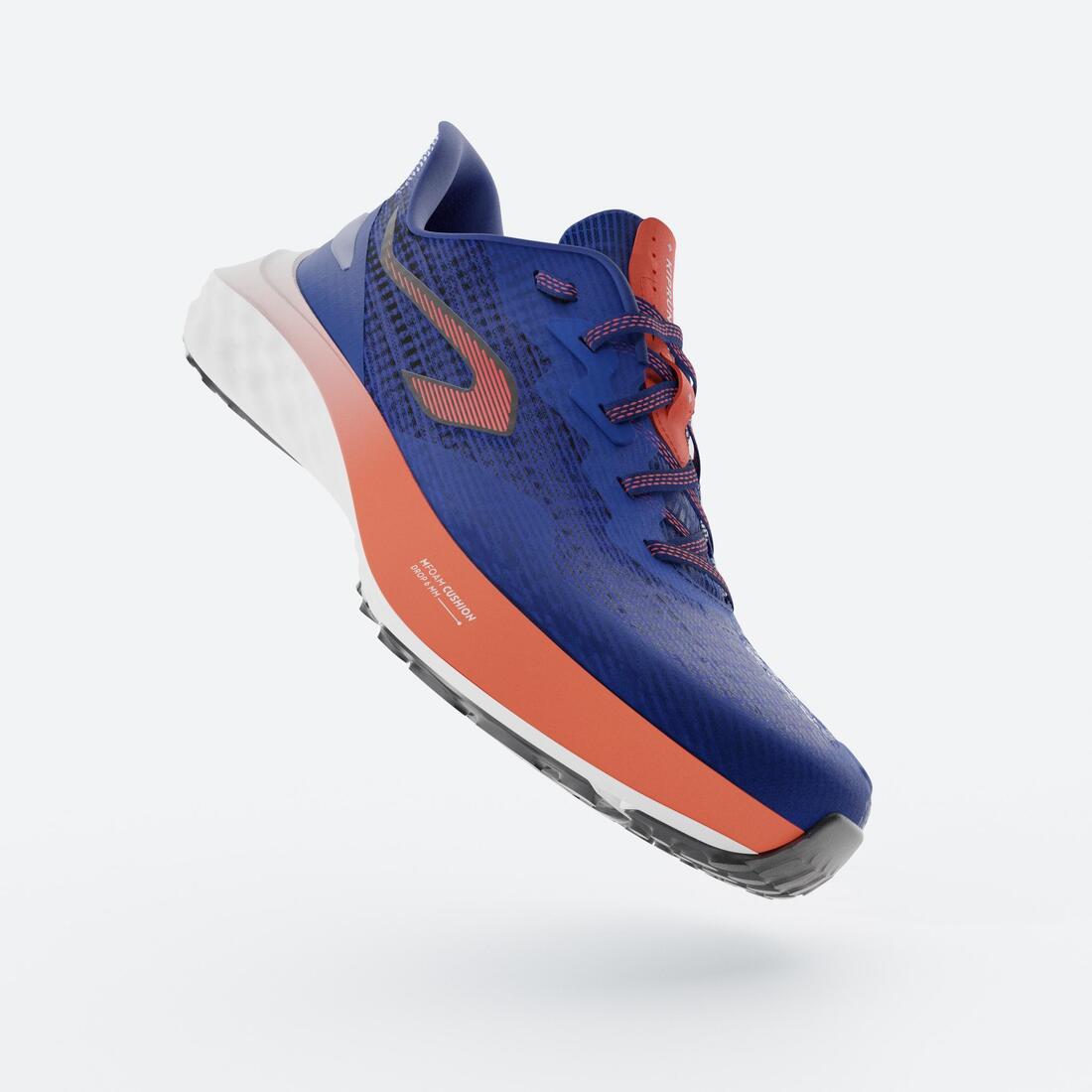 Chaussures de running Enfant - KIPRUN K500 FAST noires et jaunes