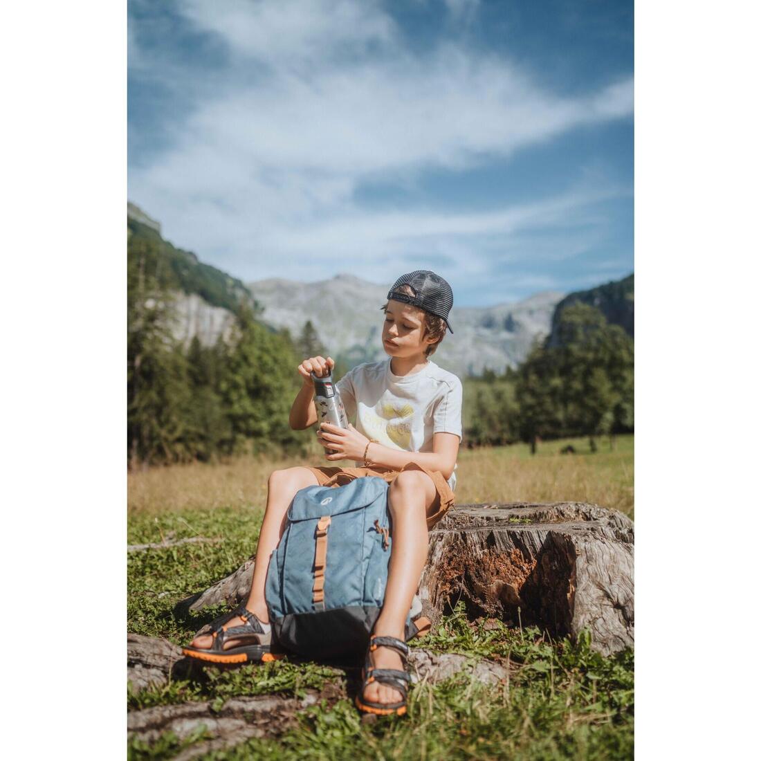 Sandales de randonnée MH120 TW corail - enfant - 28 AU 39