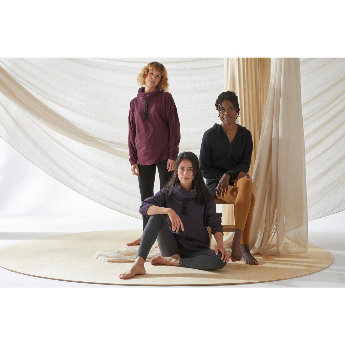 SWEAT YOGA FEMME RELAXATION POLAIRE