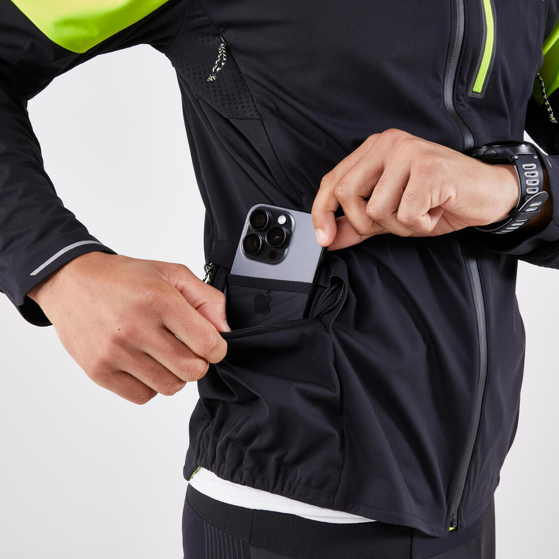 Veste de running chaud manches longues Homme, KIPRUN Run 900 Warm Regul