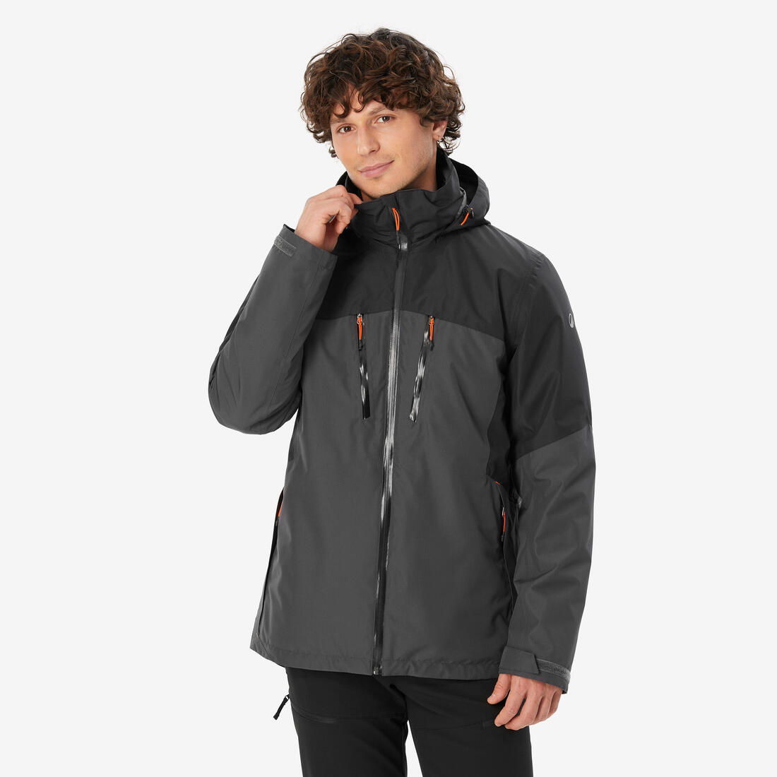 Veste 3en1 de randonnée -10°C imperméable homme, MH500 Mountain