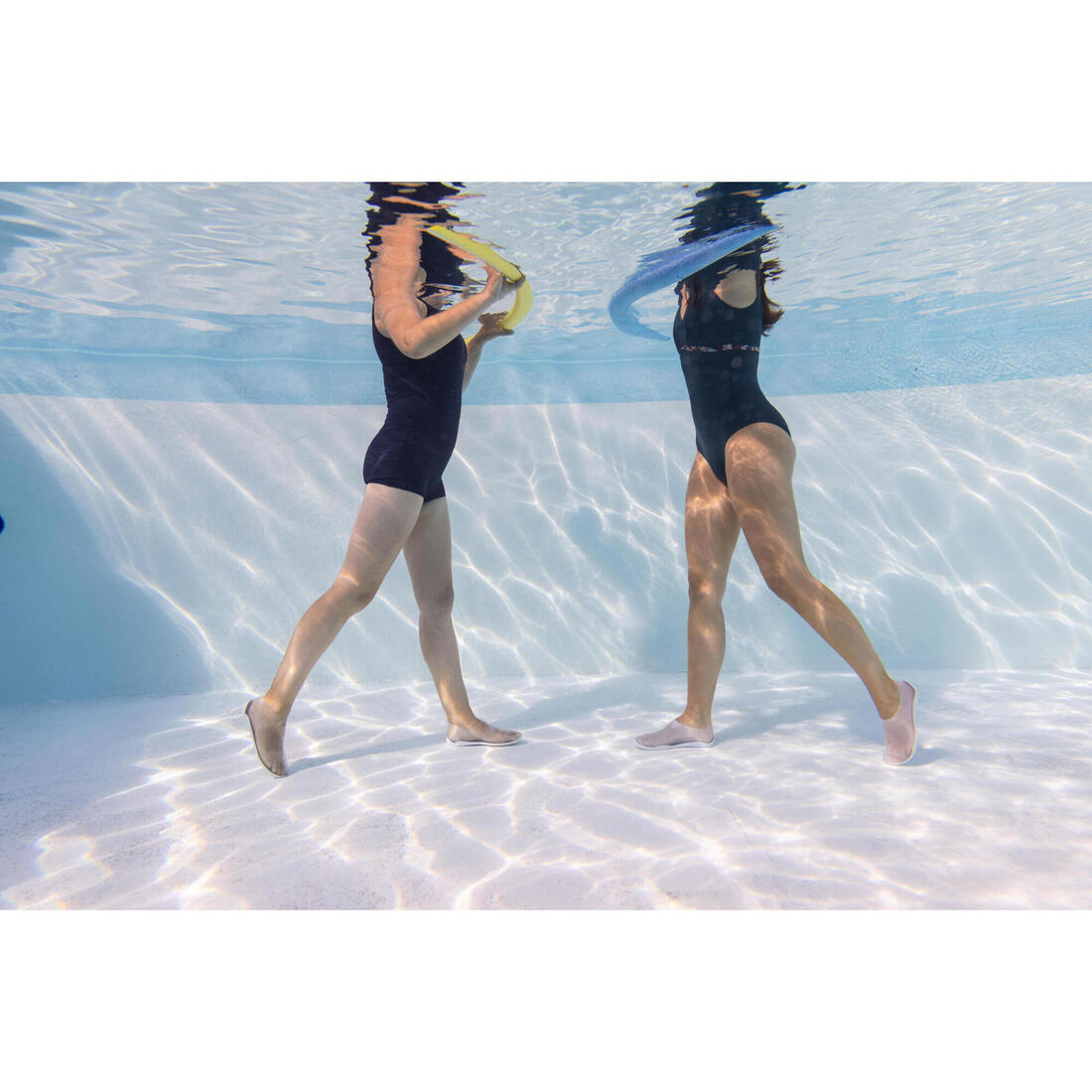 Chaussures aquatiques pour aquagym - Aquaflo dot & fun transparent