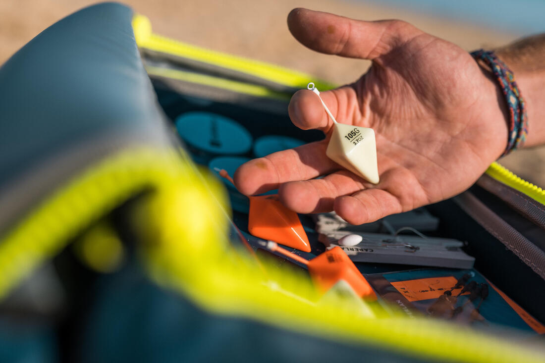 Plomb pyramide phospho siliconé en surfcasting