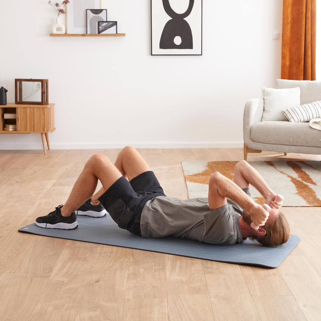 Paire d'haltères fitness 2*2 Kg - EASY Bleu