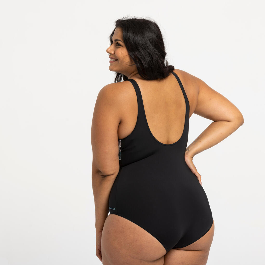 Maillot de Bain Gainant Natation Femme 1 Pièce Kaipearl Triki Bloom Navy