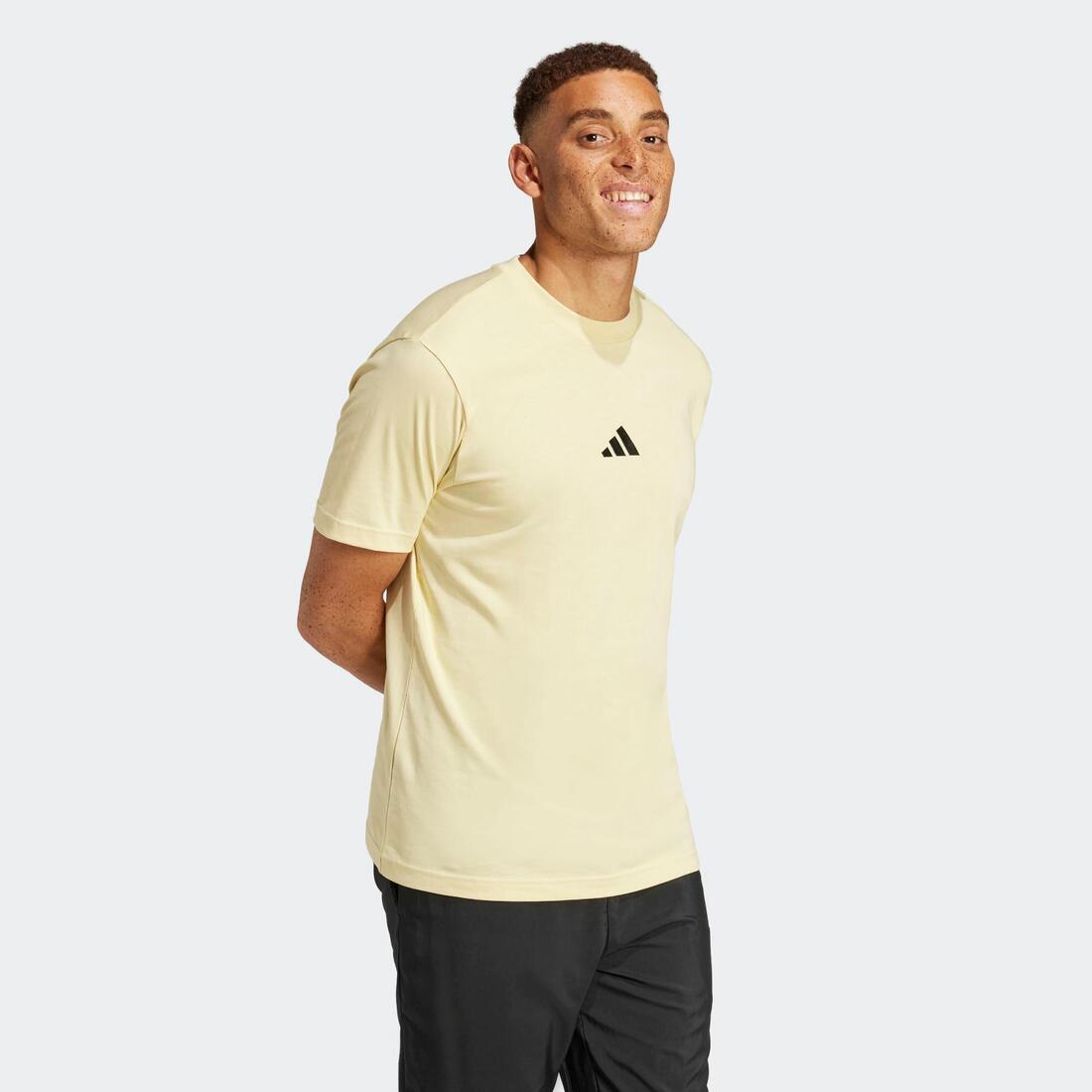T-shirt de fitness en coton pour homme