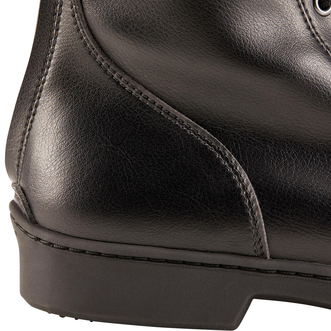 Boots équitation lacets Adulte - 500 noires