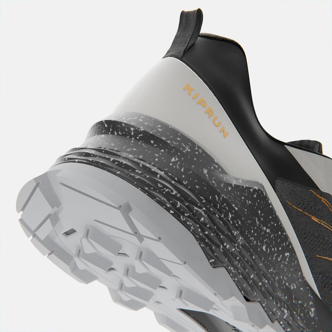 Chaussures de running trail homme, Kiprun mt3, noir blanc
