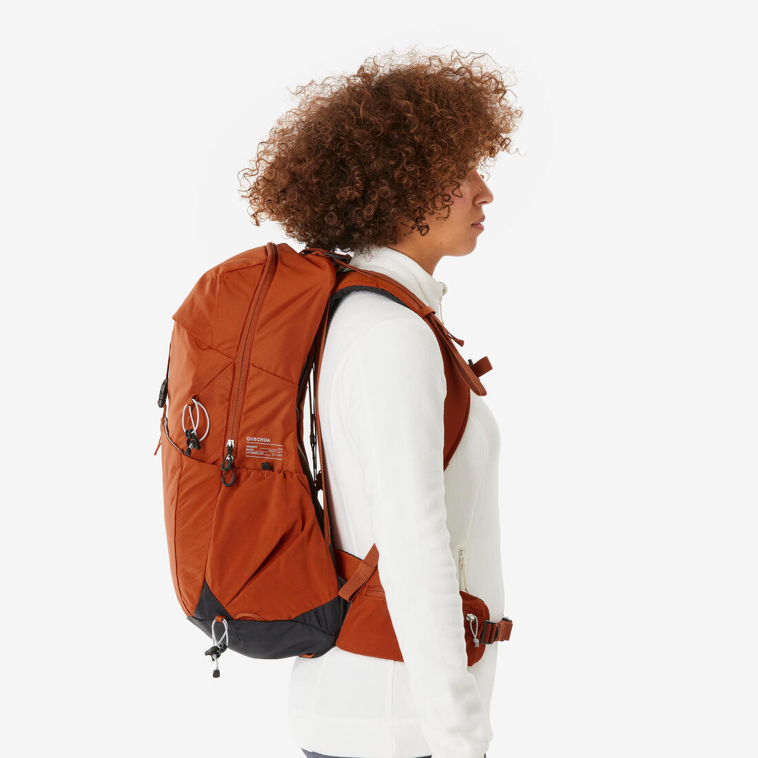 Sac à dos de randonnée ventilé 25L, MH500 khaki