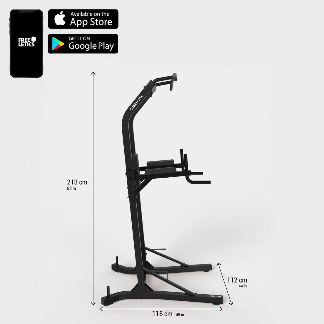 Chaise romaine de musculation - training station 900