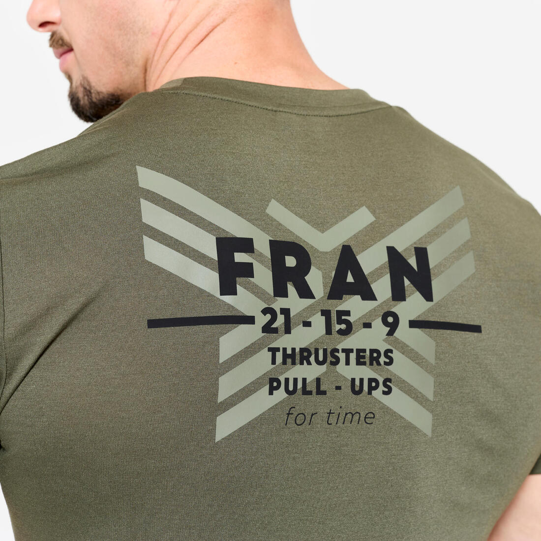 T-shirt de cross training slim respirant homme