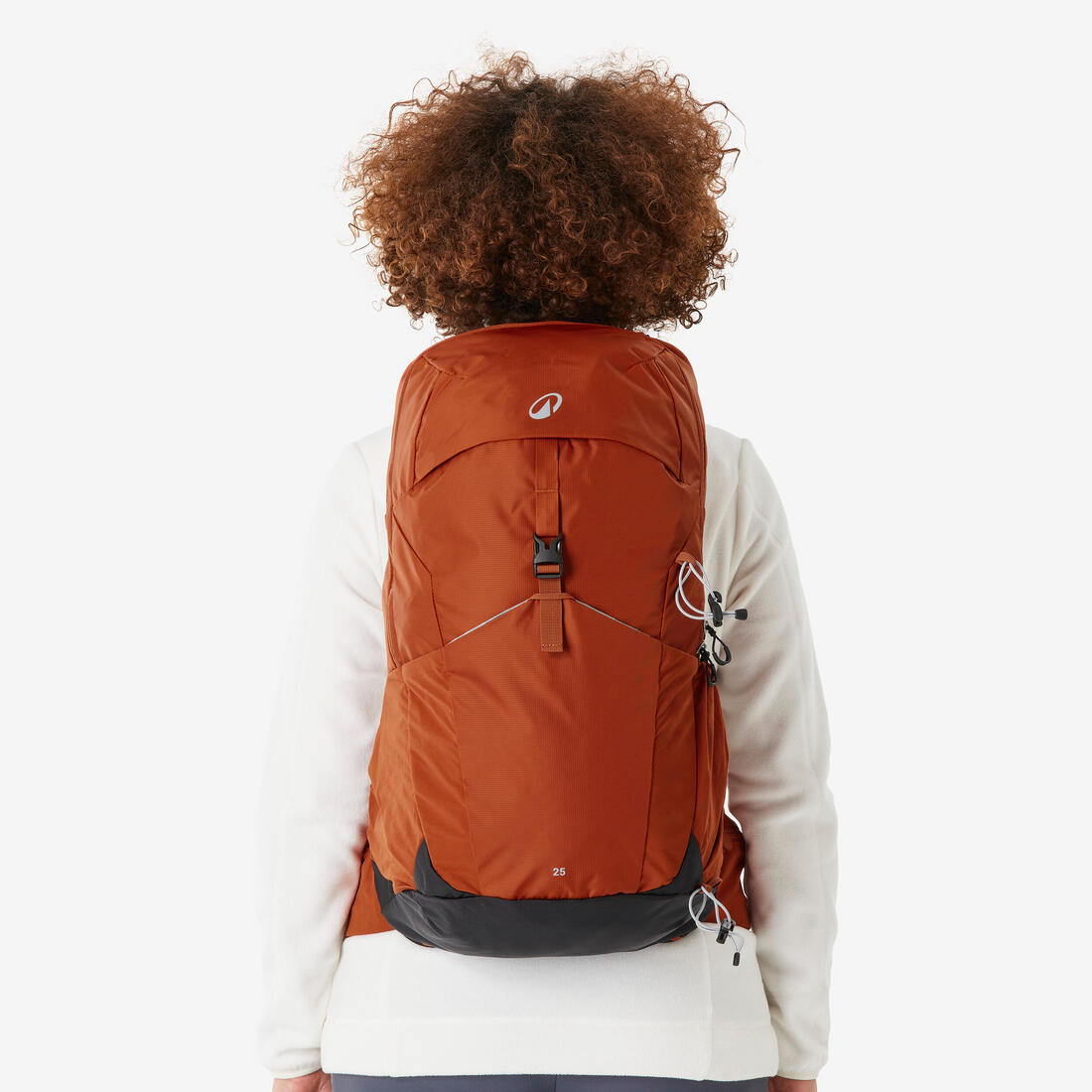 Sac à dos de randonnée ventilé 25L, MH500 khaki